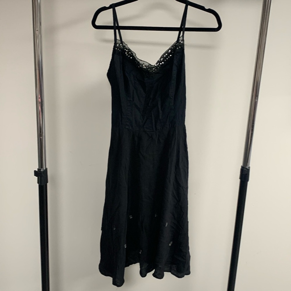 Vintage Morbid Threads Black Goth Dress Size M